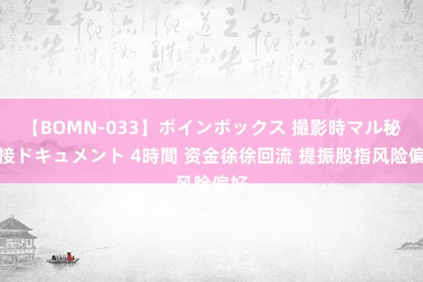 【BOMN-033】ボインボックス 撮影時マル秘面接ドキュメント 4時間 资金徐徐回流 提振股指风险偏好