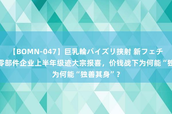 【BOMN-047】巨乳輪パイズリ挟射 新フェチモザイク 零部件企业上半年级迹大宗报喜，价钱战下为何能“独善其身”？