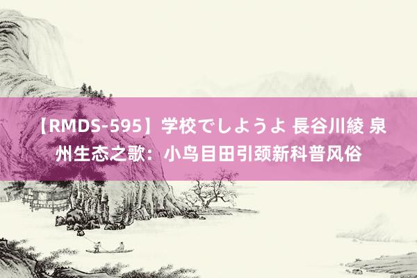 【RMDS-595】学校でしようよ 長谷川綾 泉州生态之歌：小鸟目田引颈新科普风俗